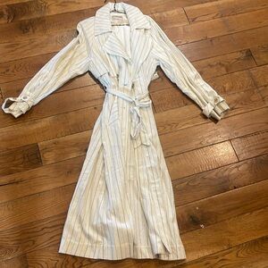 Free people trench coat size medium